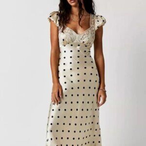 Free People Butterfly Babe Maxi Dress Size L perfect wedding guest or festival